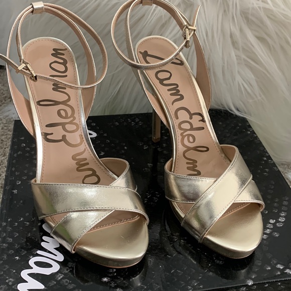 Shoes - Sam Edelman Eliza, Crom Metallic